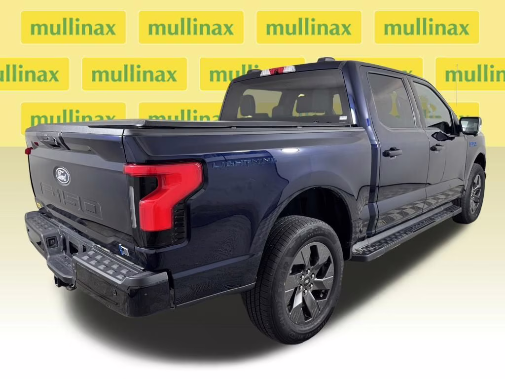 2025 Antimatter Blue Metallic Ford F-150 Lightning Flash AWD Truck