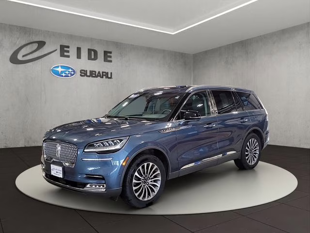 2020 Blue Diamond Metallic Lincoln Aviator Reserve AWD SUV
