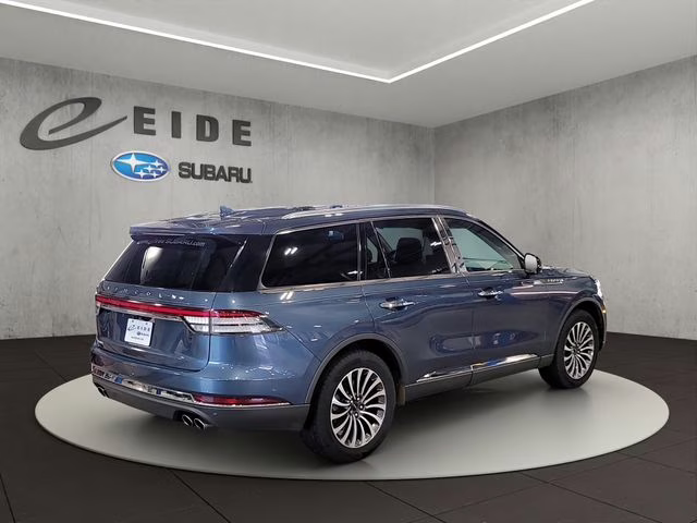2020 Blue Diamond Metallic Lincoln Aviator Reserve AWD SUV
