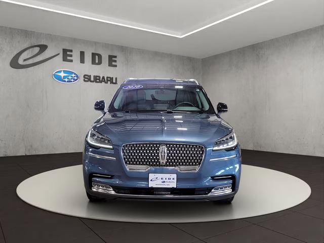 2020 Blue Diamond Metallic Lincoln Aviator Reserve AWD SUV