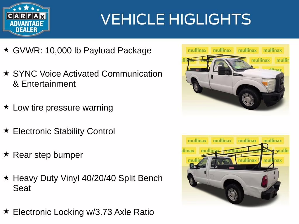 2015 Oxford White Ford Super Duty F-250 SRW XL RWD Truck