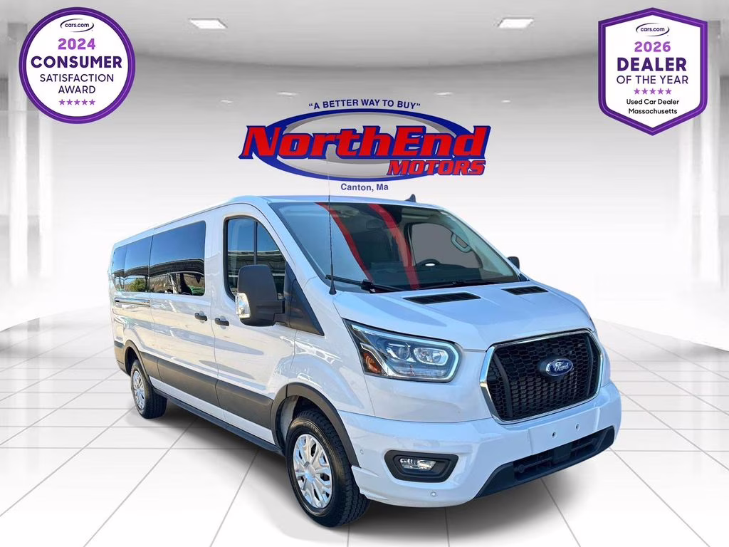 2023 Oxford White Ford Transit-350 XLT RWD Crossover