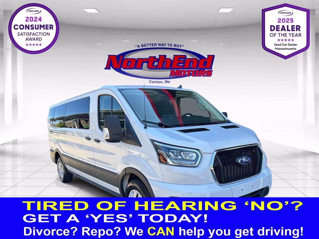 2023 Oxford White Ford Transit-350 XLT RWD Crossover