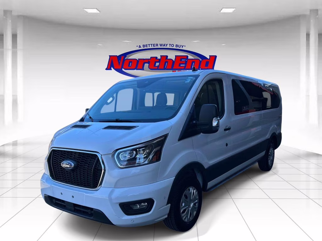 2023 Oxford White Ford Transit-350 XLT RWD Crossover