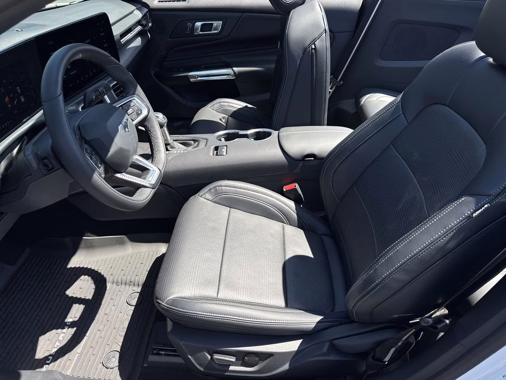 2025 Oxford White Ford Mustang EcoBoost Premium RWD Convertible