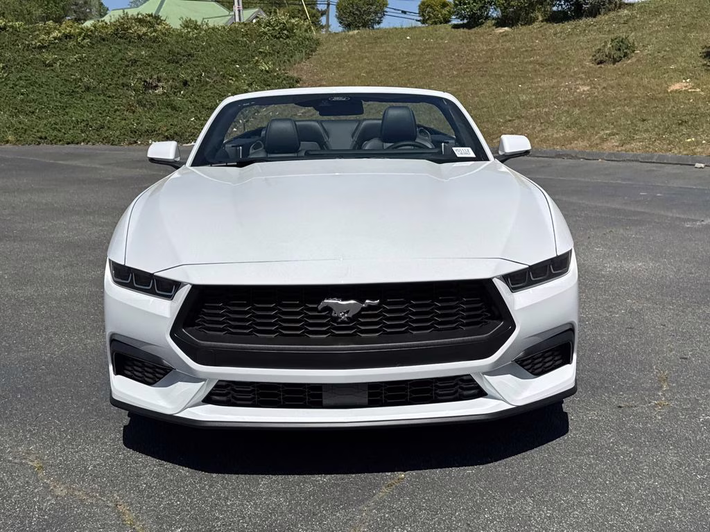 2025 Oxford White Ford Mustang EcoBoost Premium RWD Convertible