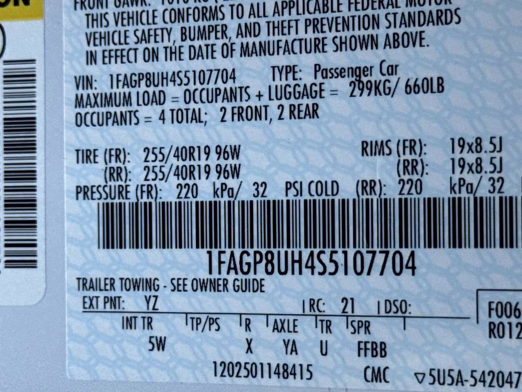 2025 Oxford White Ford Mustang EcoBoost Premium RWD Convertible