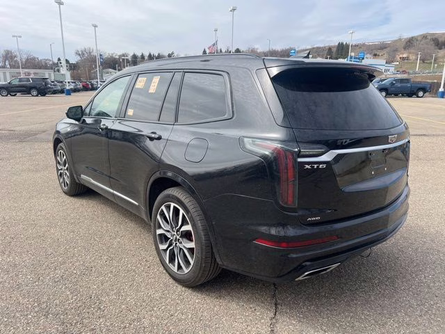 2024 Stellar Black Metallic Cadillac XT6 Sport AWD SUV