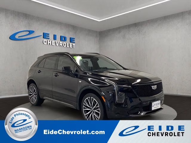 2024 Stellar Black Metallic Cadillac XT4 Sport AWD SUV
