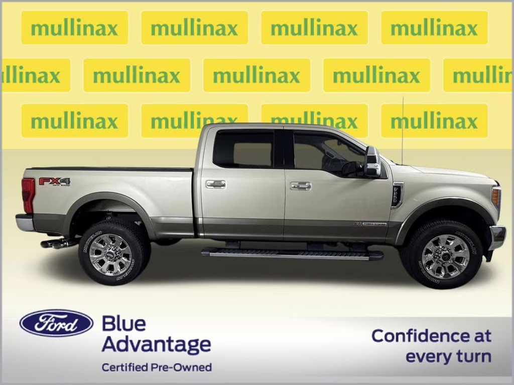 2018 White Gold Metallic Ford Super Duty F-250 SRW Lariat 4X4 Truck