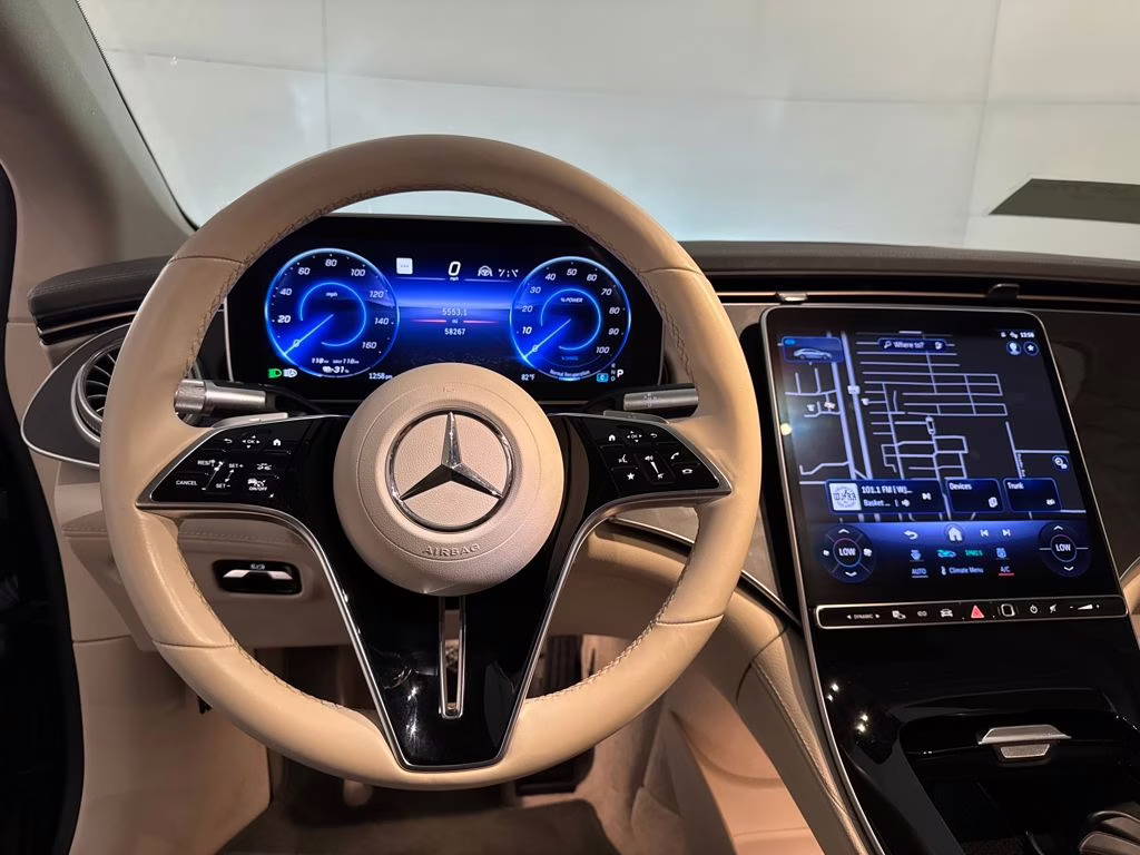 2022 Nautical Blue Metallic Mercedes-Benz EQS 450 RWD Sedan