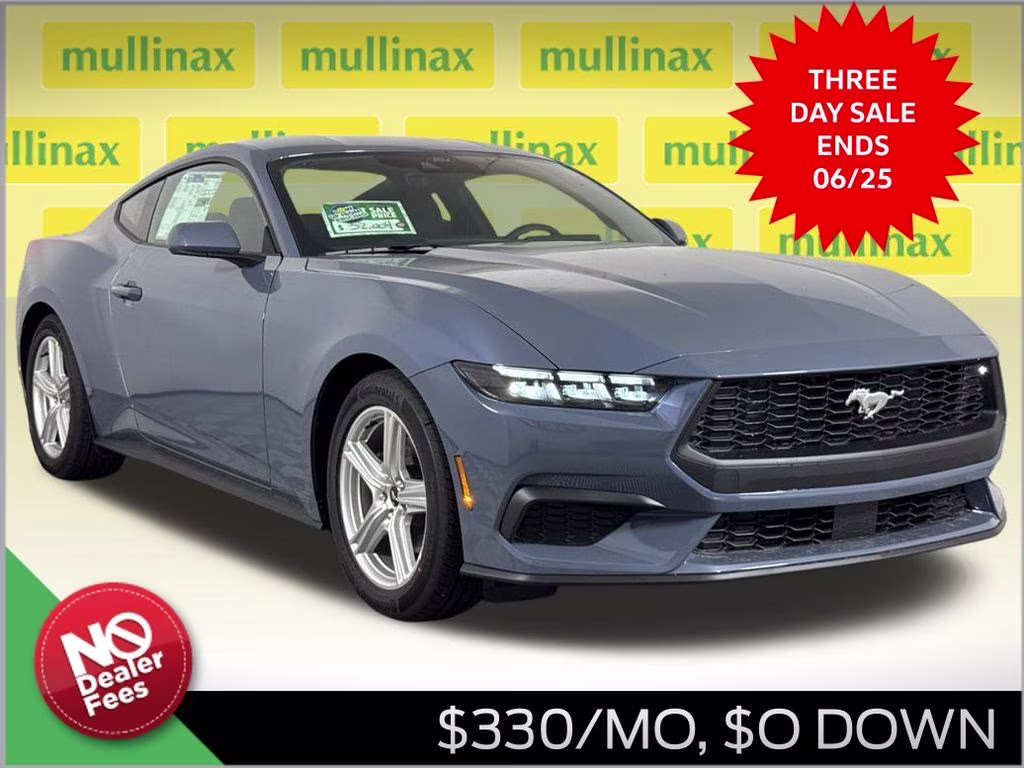 2026 Vapor Blue Metallic Ford Mustang EcoBoost RWD Coupe