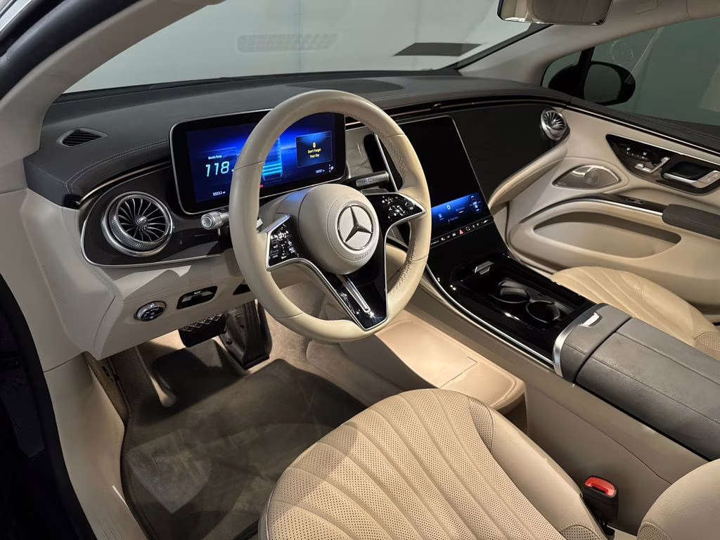 2022 Nautical Blue Metallic Mercedes-Benz EQS 450 RWD Sedan