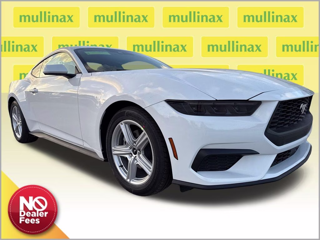 2026 Oxford White Ford Mustang EcoBoost RWD Coupe