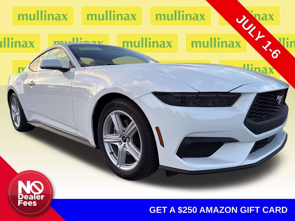 2026 Oxford White Ford Mustang EcoBoost RWD Coupe