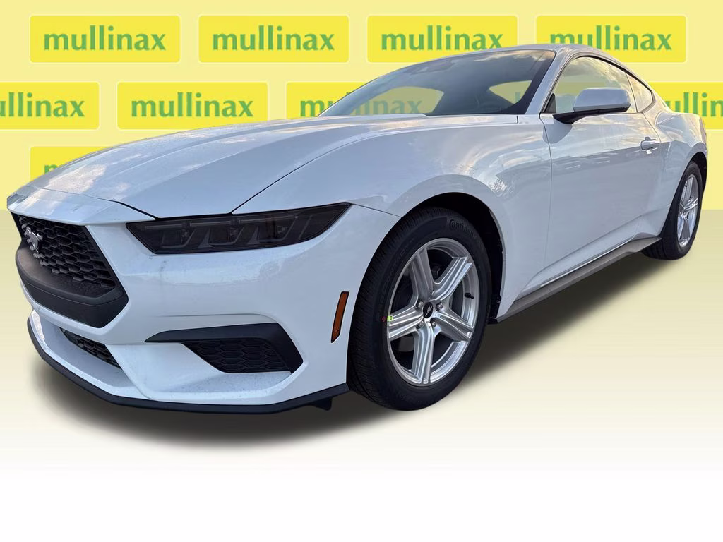 2026 Oxford White Ford Mustang EcoBoost RWD Coupe