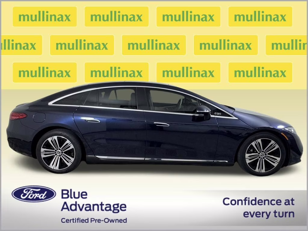 2022 Nautical Blue Metallic Mercedes-Benz EQS 450 RWD Sedan