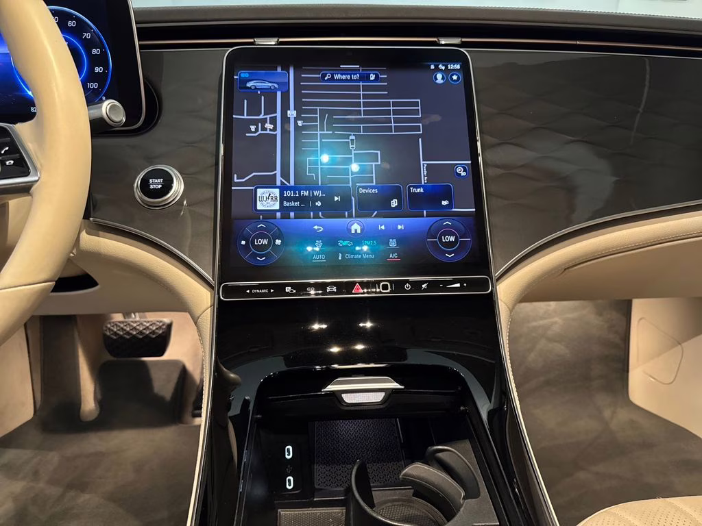 2022 Nautical Blue Metallic Mercedes-Benz EQS 450 RWD Sedan