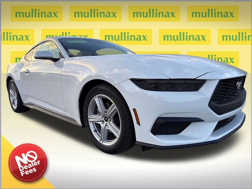 2026 Oxford White Ford Mustang EcoBoost RWD Coupe