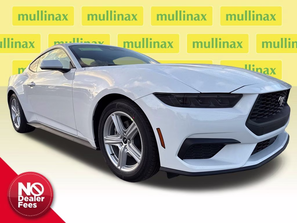 2026 Oxford White Ford Mustang EcoBoost RWD Coupe