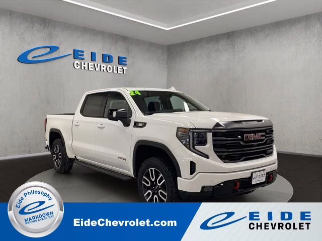 2024 Summit White GMC Sierra 1500 AT4 4X4 Truck