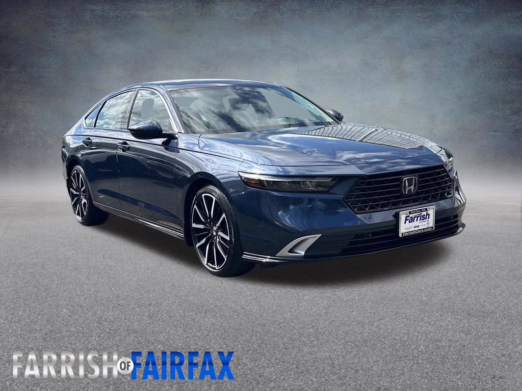 2025 Still Night Pearl Honda Accord Hybrid Touring FWD Sedan