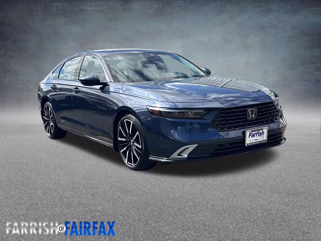 2025 Still Night Pearl Honda Accord Hybrid Touring FWD Sedan