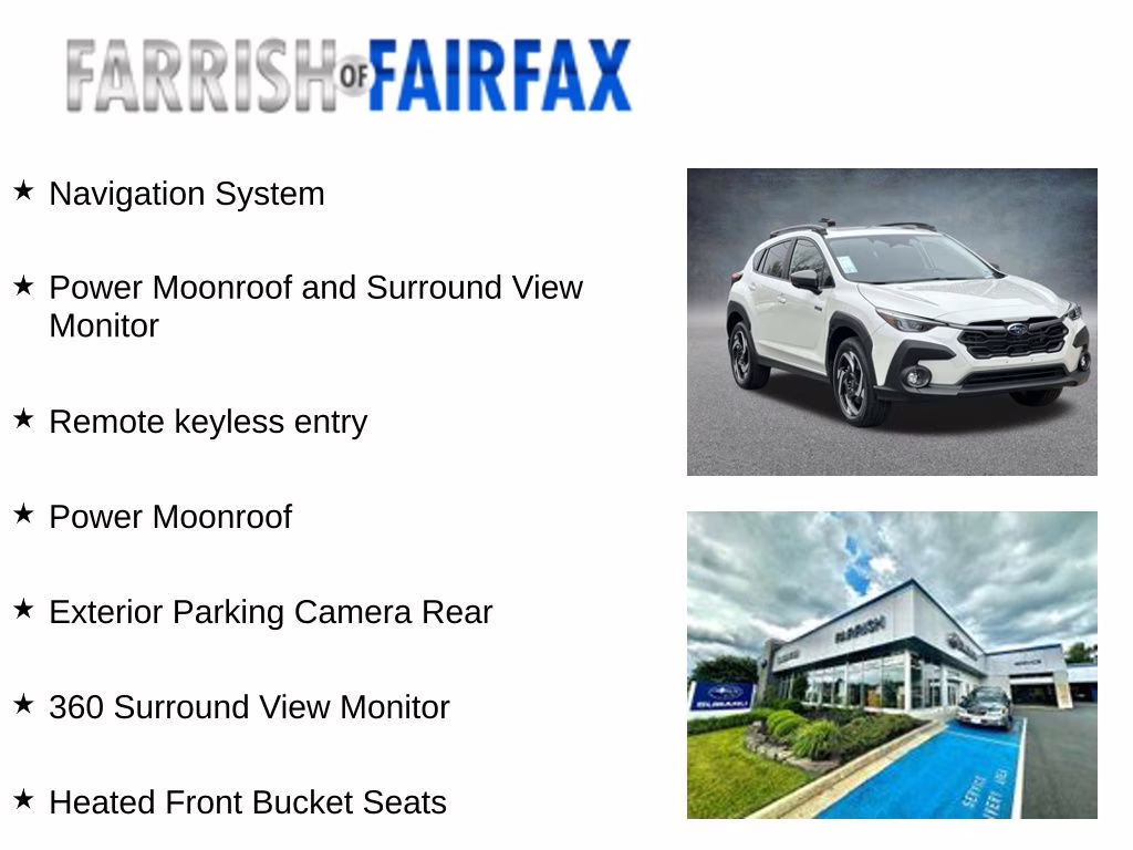 2026 Crystal White Pearl Subaru Crosstrek Hybrid Limited AWD SUV