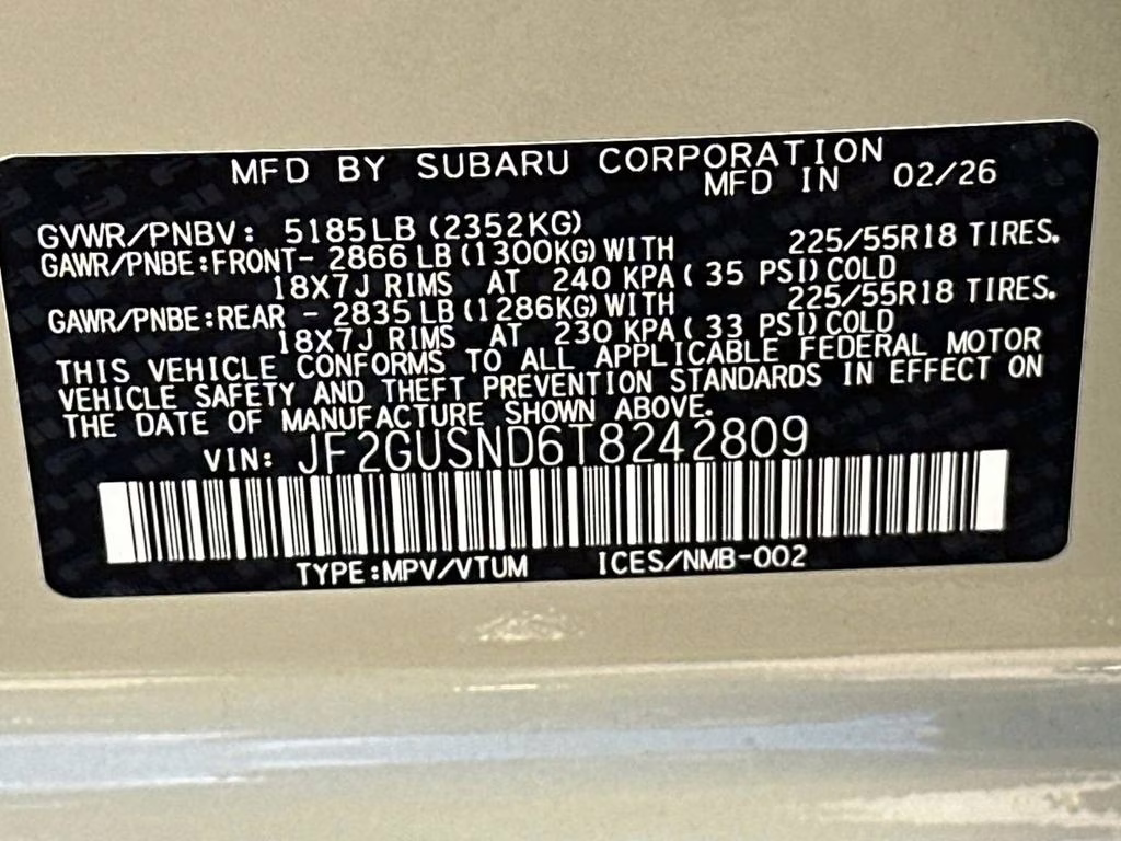 2026 Sand Dune Subaru Crosstrek Hybrid Limited AWD SUV