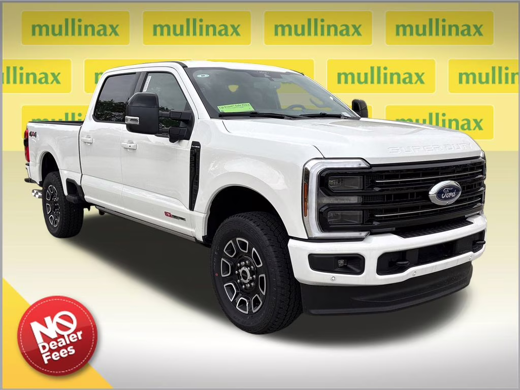 2026 Star White Metallic Tri-Coat Ford Super Duty F-350 SRW Platinum 4X4 Truck