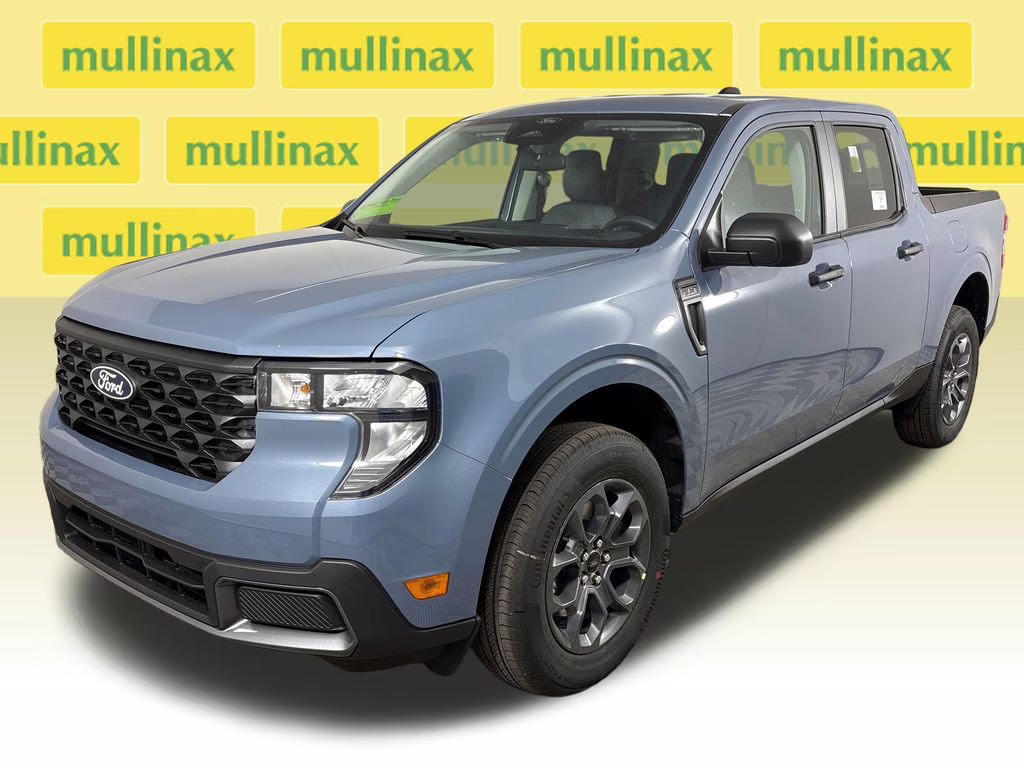 2026 Azure Gray Metallic Tri-Coat Ford Maverick XLT AWD Truck