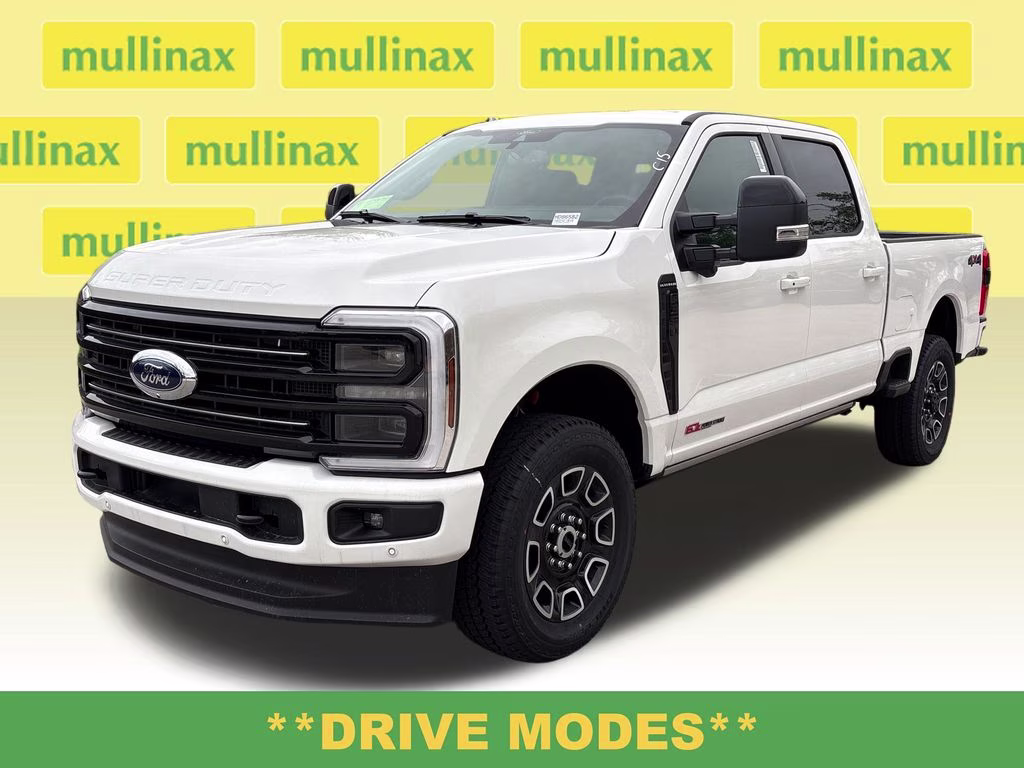 2026 Star White Metallic Tri-Coat Ford Super Duty F-350 SRW Platinum 4X4 Truck