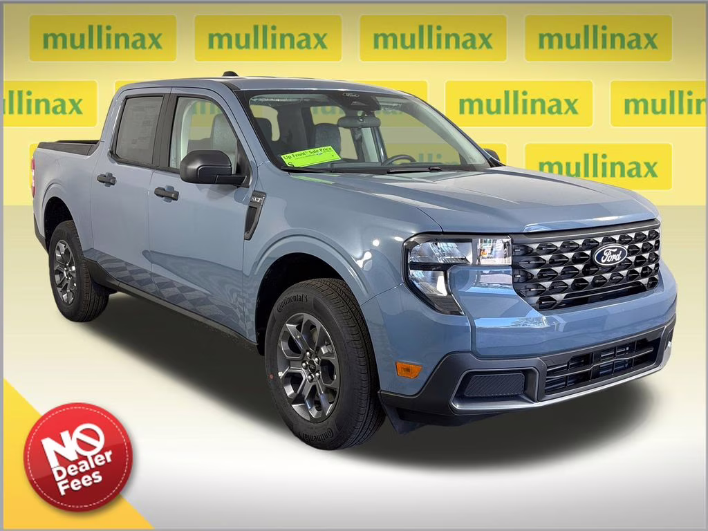 2026 Azure Gray Metallic Tri-Coat Ford Maverick XLT AWD Truck