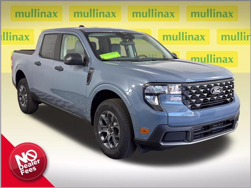 2026 Azure Gray Metallic Tri-Coat Ford Maverick XLT AWD Truck