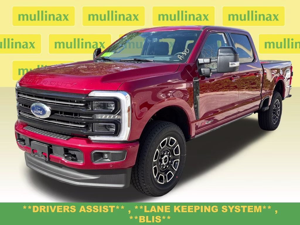 2026 Ruby Red Metallic Tinted Clearcoat Ford Super Duty F-350 SRW Platinum 4X4 Truck