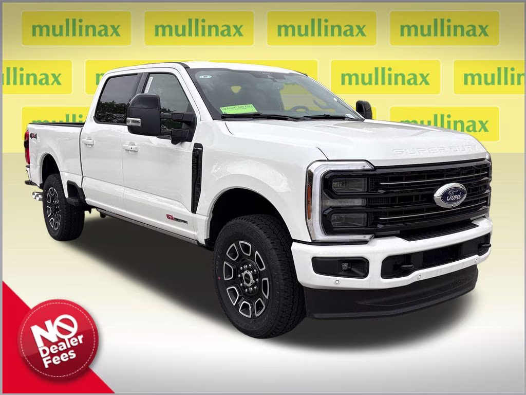 2026 Star White Metallic Tri-Coat Ford Super Duty F-350 SRW Platinum 4X4 Truck