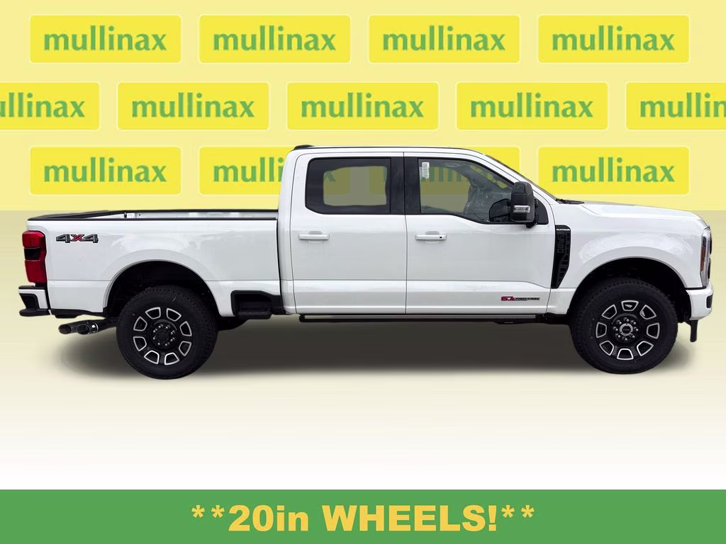 2026 Star White Metallic Tri-Coat Ford Super Duty F-350 SRW Platinum 4X4 Truck
