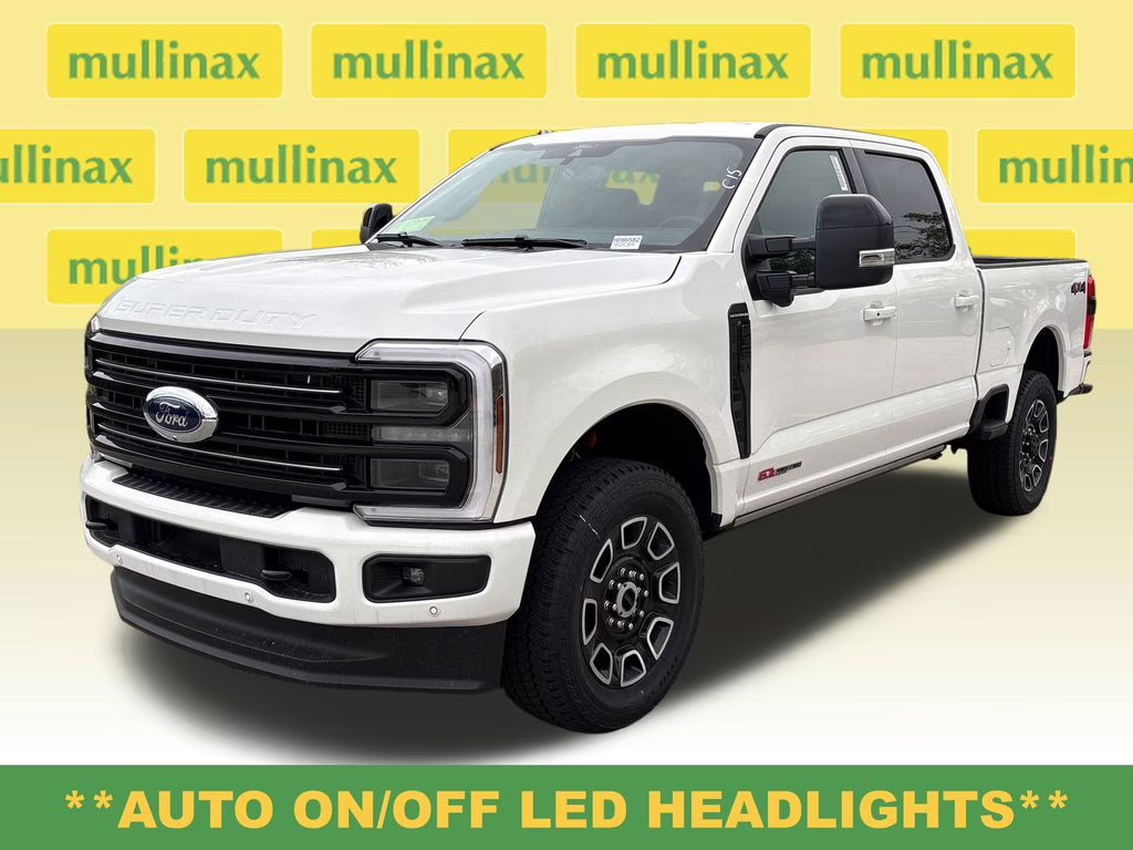 2026 Star White Metallic Tri-Coat Ford Super Duty F-350 SRW Platinum 4X4 Truck