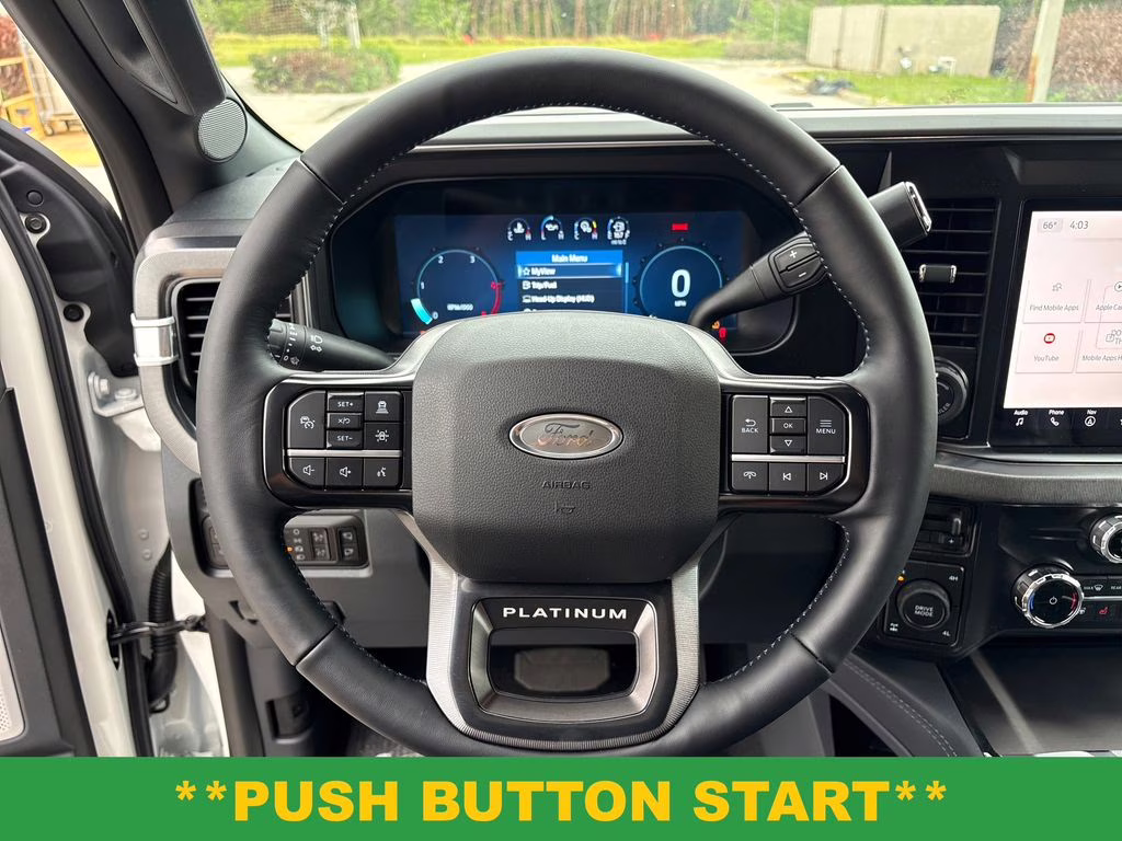 2026 Star White Metallic Tri-Coat Ford Super Duty F-350 SRW Platinum 4X4 Truck