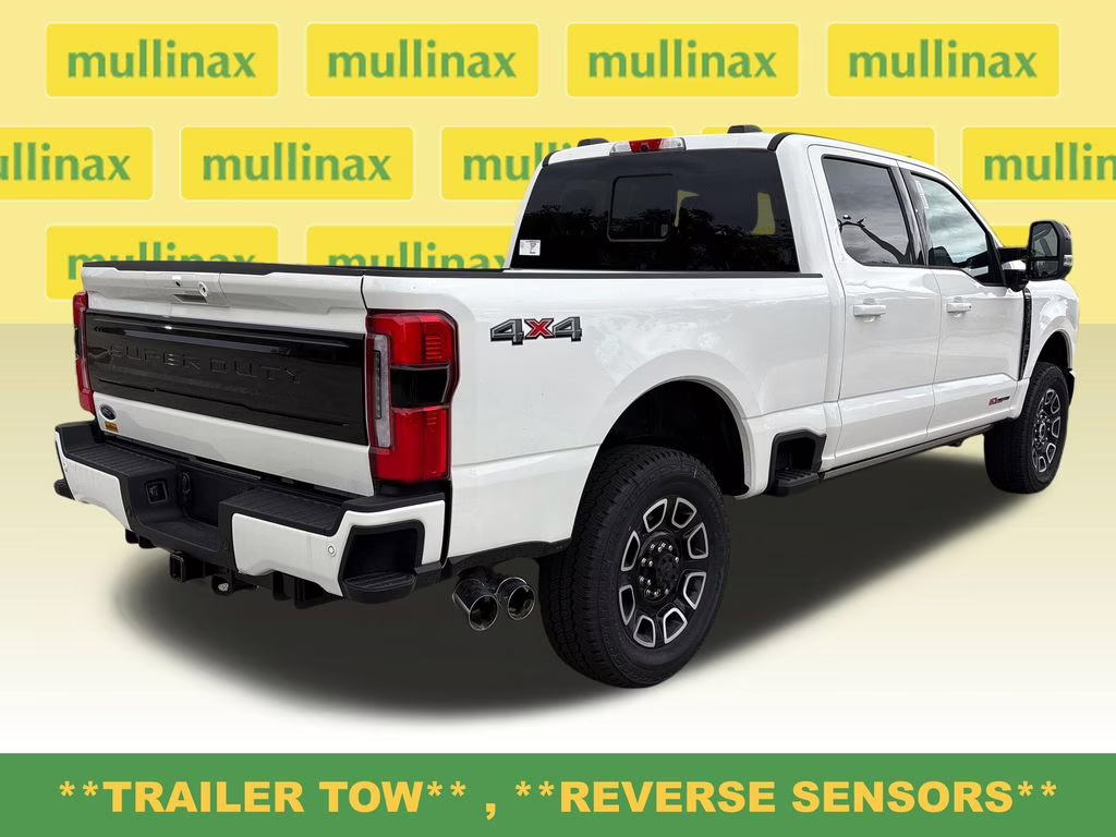 2026 Star White Metallic Tri-Coat Ford Super Duty F-350 SRW Platinum 4X4 Truck