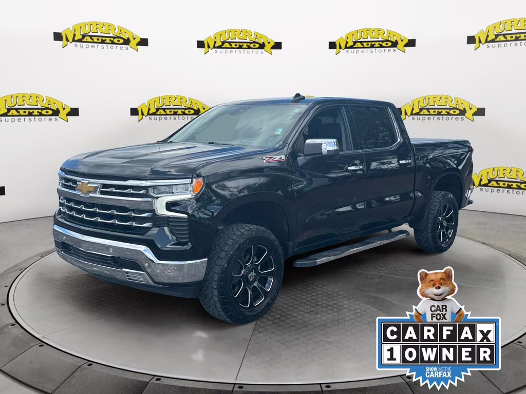 2022 Black Chevrolet Silverado 1500 LTZ 4X4 Truck