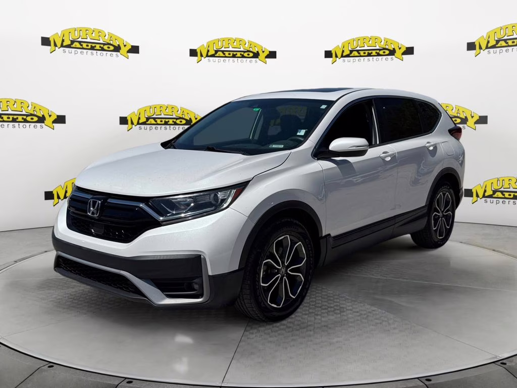 2021 Platinum White Honda CR-V EX FWD SUV