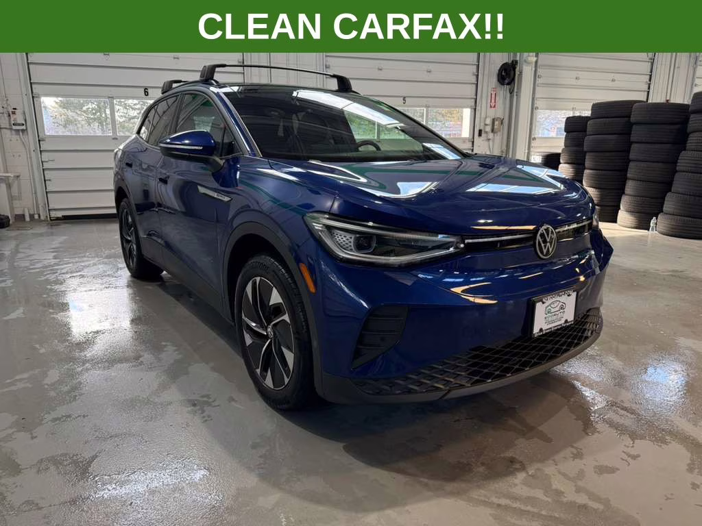 2022 Blue Volkswagen ID.4 Pro S AWD SUV