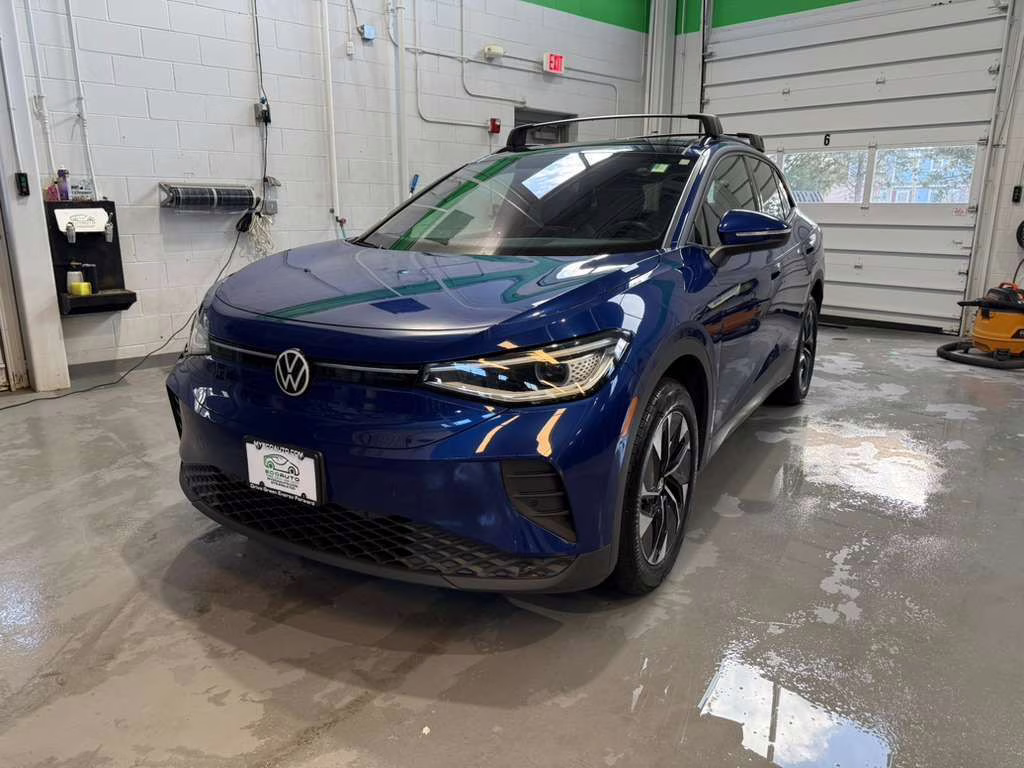 2022 Blue Volkswagen ID.4 Pro S AWD SUV