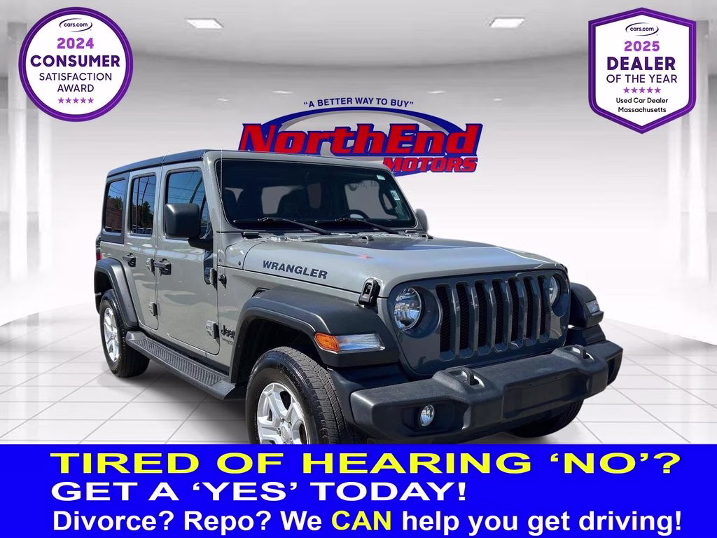2022 Sting-Gray Clearcoat Jeep Wrangler Unlimited Sport S 4X4 SUV