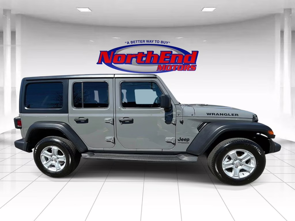 2022 Sting-Gray Clearcoat Jeep Wrangler Unlimited Sport S 4X4 SUV
