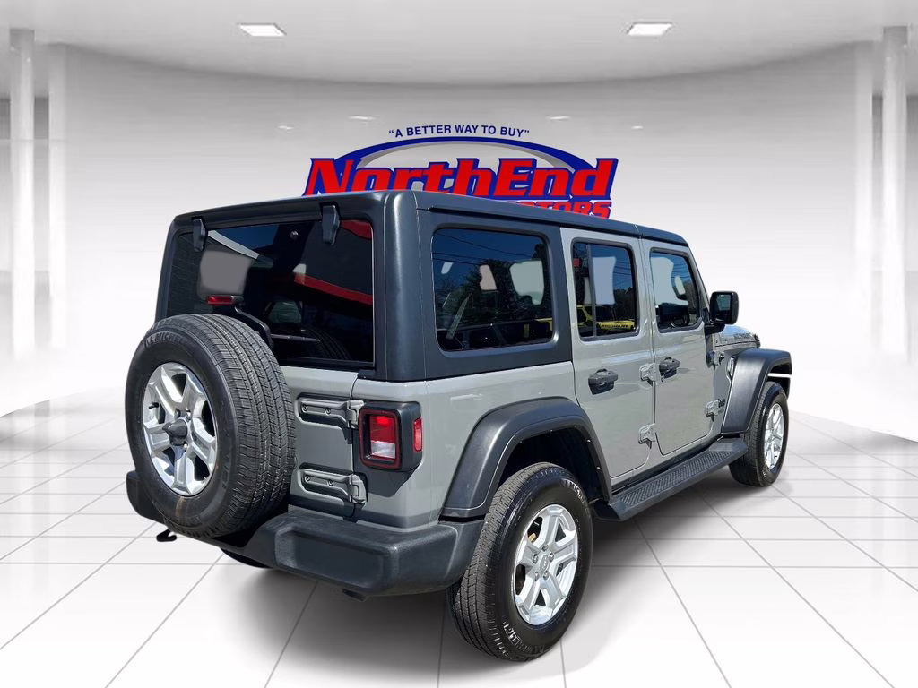 2022 Sting-Gray Clearcoat Jeep Wrangler Unlimited Sport S 4X4 SUV