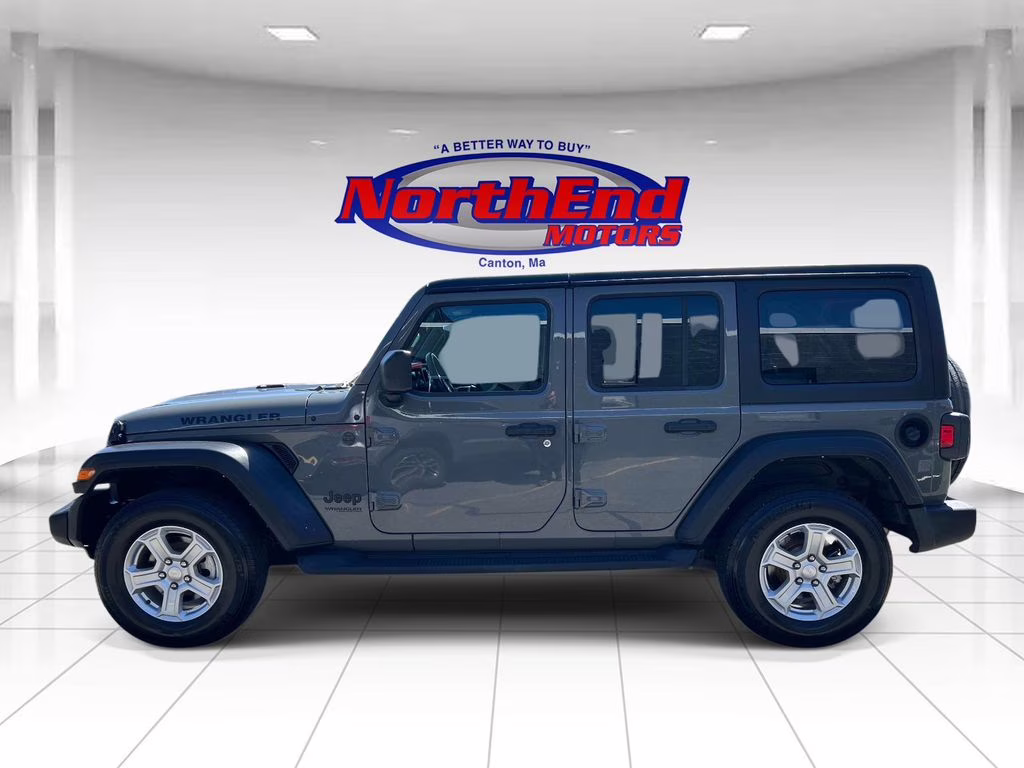 2022 Sting-Gray Clearcoat Jeep Wrangler Unlimited Sport S 4X4 SUV