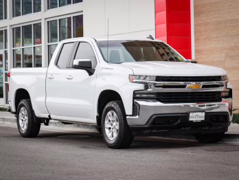 2021 Summit White Chevrolet Silverado 1500 LT 4X4 Truck