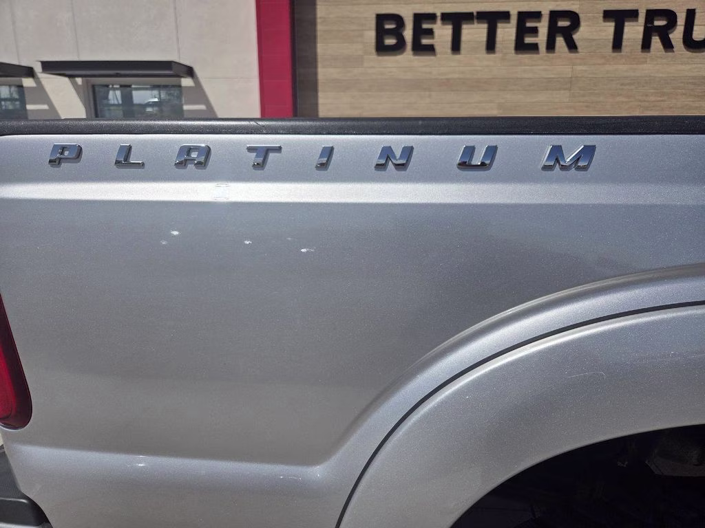 2016 Silver Ford Super Duty F-350 SRW Platinum 4X4 Truck